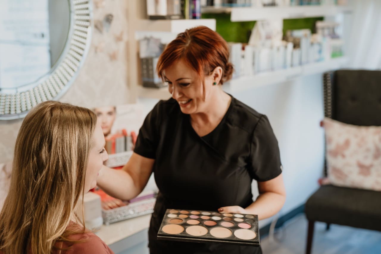 Makeup services at Celtic Heart Day Spa